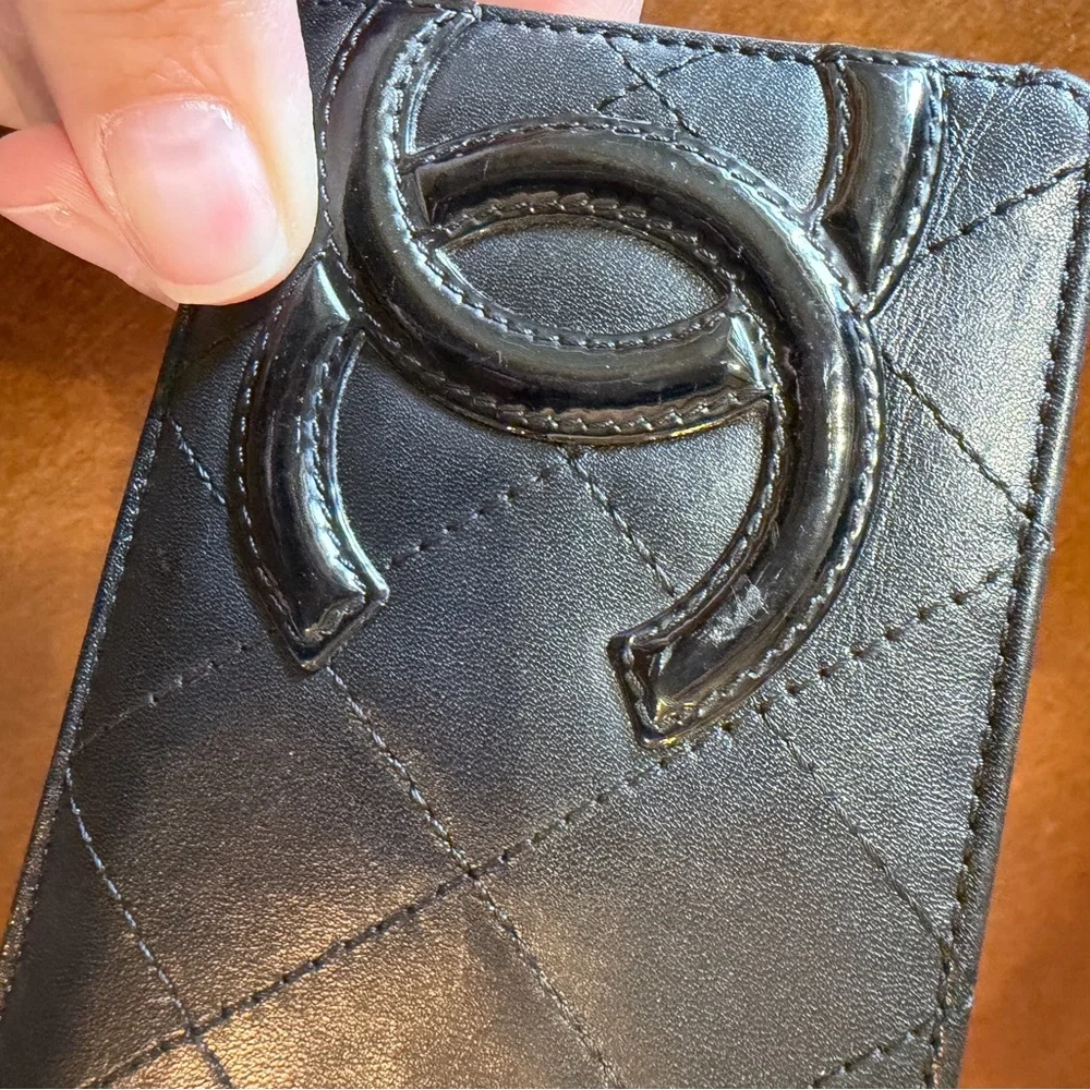CHANEL Black Quilted Cambon Card Case - Picture 12 of 13